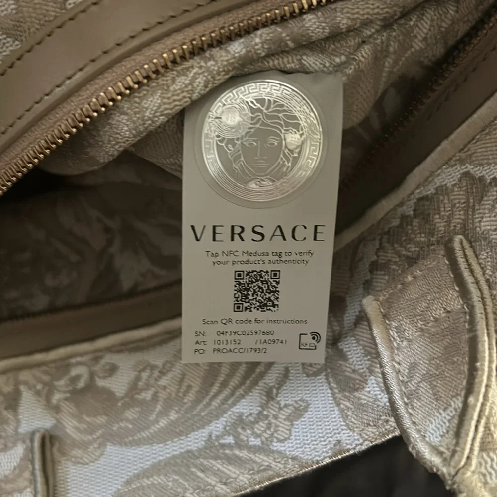Authentic Versace Barocco Athena Large tote bag